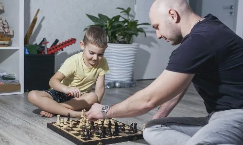 Play board games with them