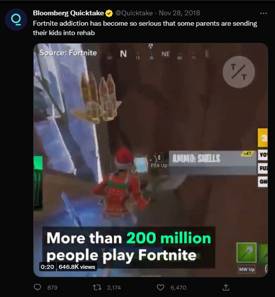 Fortnite Addiction Twitter